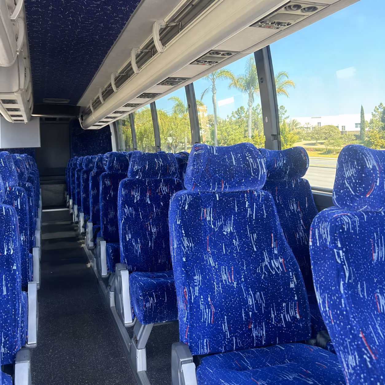 port st lucie charter bus services interior